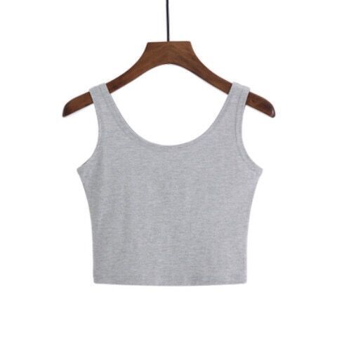 Short navy camisole Women's bottoming shirt