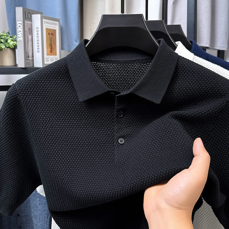 Loose Cotton Sweater – Short Sleeve Comfort Meets Effortless Style