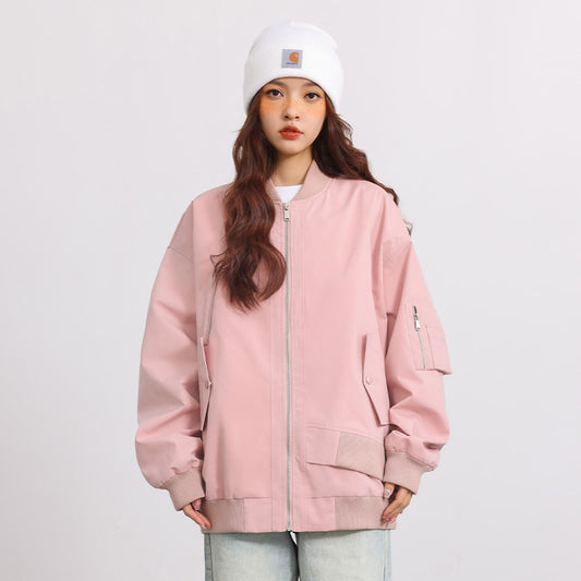 Autumn American High Street Baseball Jacket