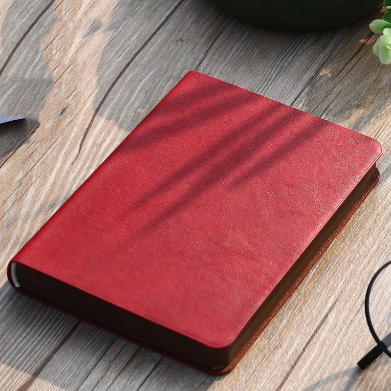 Portable Mini A6 Notebook with Pen – Imitation Leather Cover & Wire Binding