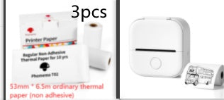 Phomemo T02 Mini Bluetooth Thermal Printer – Inkless Label & Photo Printer for iOS/Android