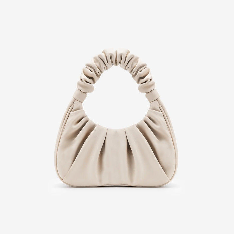 Horn Fold Bag – Sleek PU Leather Design with Unique Shape