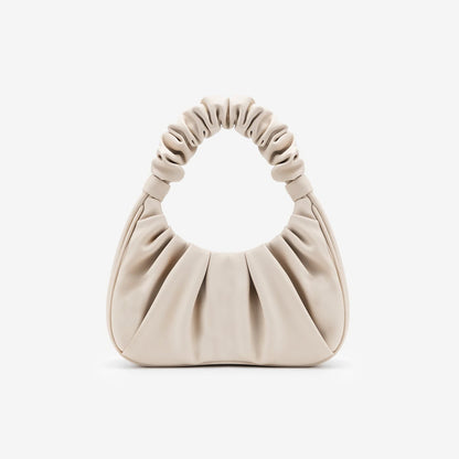 Horn Fold Bag – Sleek PU Leather Design with Unique Shape