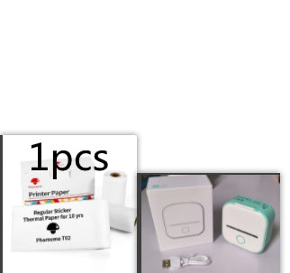 Phomemo T02 Mini Bluetooth Thermal Printer – Inkless Label & Photo Printer for iOS/Android