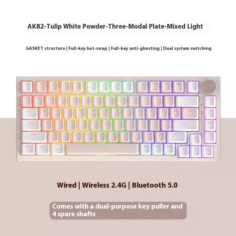 Tulip Series Mechanical Keyboard – Wired/Wireless/Bluetooth