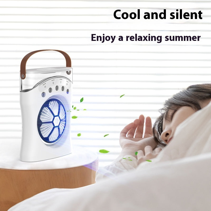 Portable Mini Humidifier Fan – Stay Cool & Fresh Anywhere!