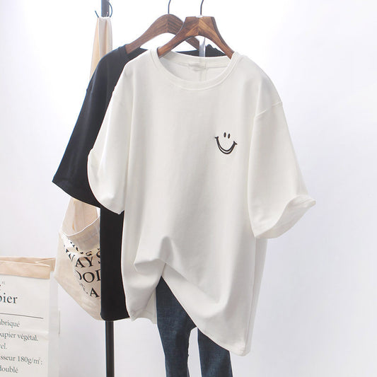 Base Shirt Casual Plus Size – Comfortable Milk Silk Fabric