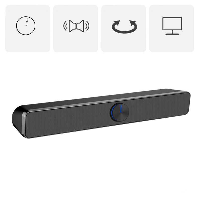 Upgrade your workspace or gaming setup with the Home Computer Stereo Desktop Strip Speaker – a slim, plug-and-play soundbar designed for clean sound and compact style. With easy USB power and a 3.5mm audio connection, it’s the perfect desktop audio solution for everyday use.