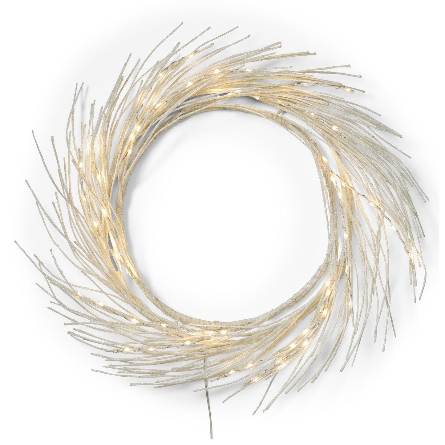 🎄 24-Inch LED Paper Wreath – Elegant Glow for the Holidays ✨