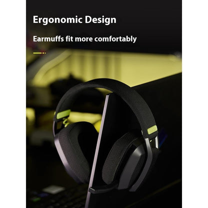 Wireless Gaming Headset with Microphone-  Siren V1 Black/White