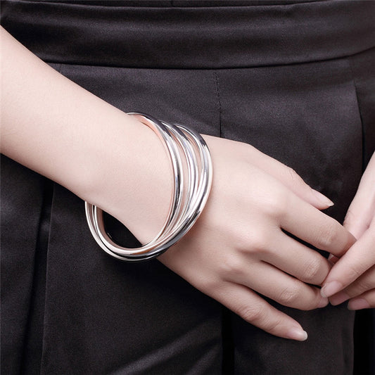 Fashion Personality Three Circle Bracelet