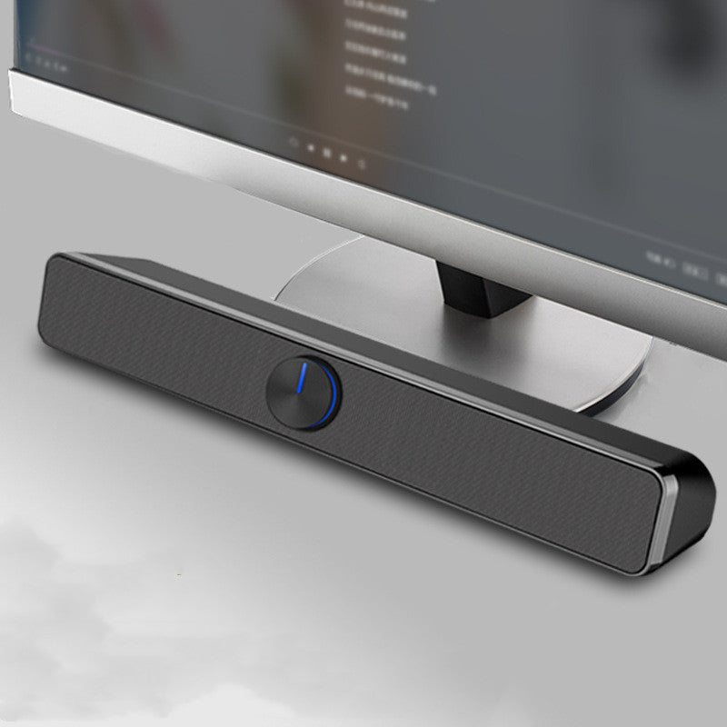 Upgrade your workspace or gaming setup with the Home Computer Stereo Desktop Strip Speaker – a slim, plug-and-play soundbar designed for clean sound and compact style. With easy USB power and a 3.5mm audio connection, it’s the perfect desktop audio solution for everyday use.
