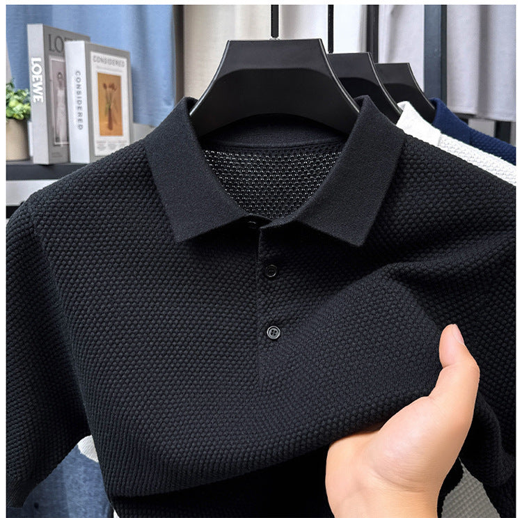 Loose Cotton Sweater – Short Sleeve Comfort Meets Effortless Style