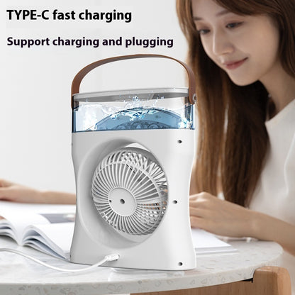Portable Mini Humidifier Fan – Stay Cool & Fresh Anywhere!