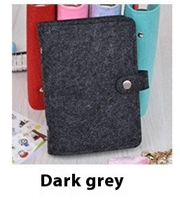 Felt Loose Spiral Notebook Journal Book Minimalist Creative
