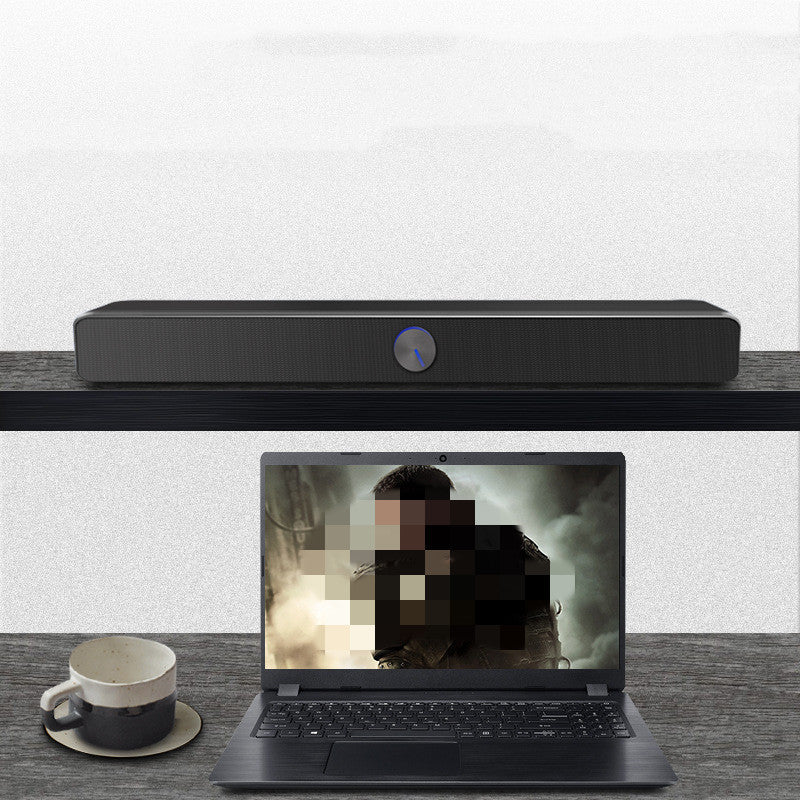 Upgrade your workspace or gaming setup with the Home Computer Stereo Desktop Strip Speaker – a slim, plug-and-play soundbar designed for clean sound and compact style. With easy USB power and a 3.5mm audio connection, it’s the perfect desktop audio solution for everyday use.