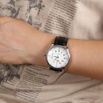 Unisex Calendar Digital Mechanical Watch – Automatic Movement with Leather Strap
