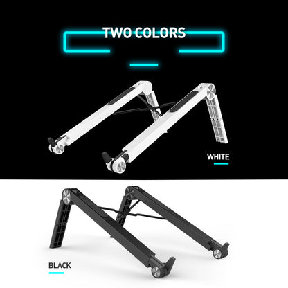 Adjustable Folding Laptop Stand – Portable Notebook Computer Stand for Desk & Travel