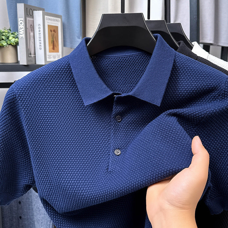 Loose Cotton Sweater – Short Sleeve Comfort Meets Effortless Style
