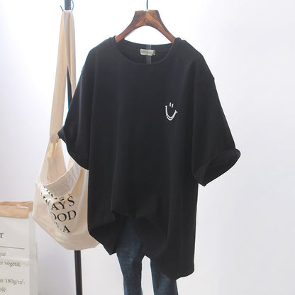Base Shirt Casual Plus Size – Comfortable Milk Silk Fabric