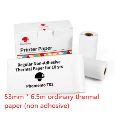 Phomemo T02 Mini Bluetooth Thermal Printer – Inkless Label & Photo Printer for iOS/Android