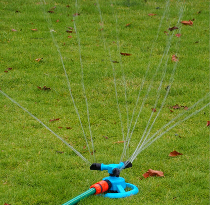 Small three-pronged sprinkler round chassis