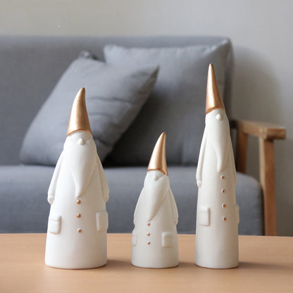 Ceramic Santa Claus ornaments
