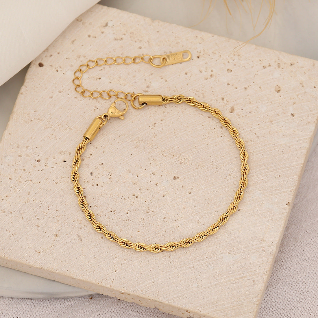 Simple Stainless Steel Chain Bracelet Niche