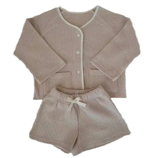 Children's Knitted Fashion Casual Two-piece Set