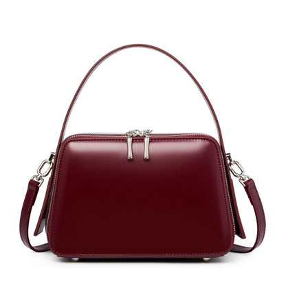 Women’s Genuine Leather Crossbody Commuter Bag – Urban Simplicity Hanging Ear Series