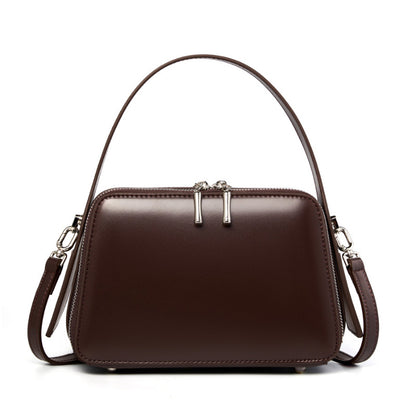 Women’s Genuine Leather Crossbody Commuter Bag – Urban Simplicity Hanging Ear Series