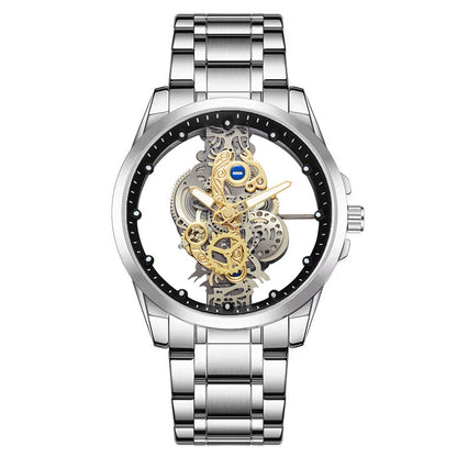 Double-sided Transparent Cutout Automatic Men's Mechanical Watch