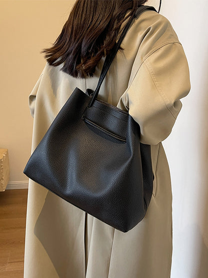 👜 Women's Large Capacity Shoulder Bag – Stylish & Versatile Everyday Tote