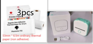 Phomemo T02 Mini Bluetooth Thermal Printer – Inkless Label & Photo Printer for iOS/Android