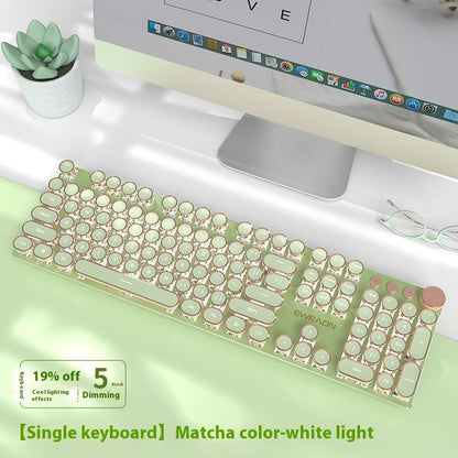 E-Sports Mechanical Keyboard – Wired/Wireless Bluetooth Gaming & Office Keyboard