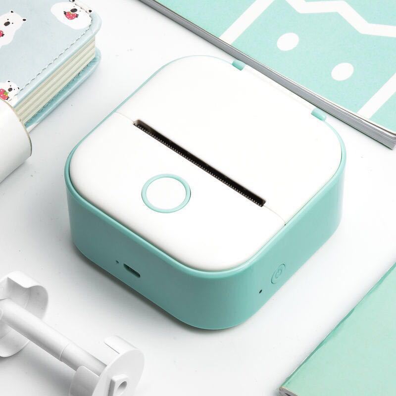 Phomemo T02 Mini Bluetooth Thermal Printer – Inkless Label & Photo Printer for iOS/Android