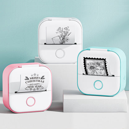 Phomemo T02 Mini Bluetooth Thermal Printer – Inkless Label & Photo Printer for iOS/Android