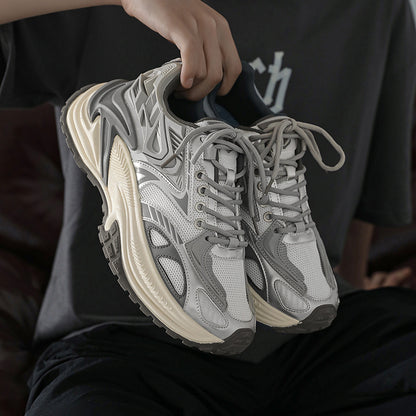 Breathable Retro Sports Jogging Shoes – Lightweight, Stylish, and Comfort-Boosted