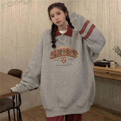 Women's Fashion Loose Vintage Jacket Tops