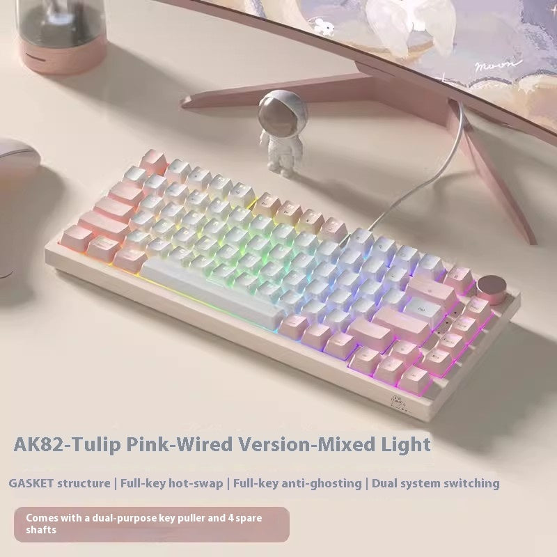 Tulip Series Mechanical Keyboard – Wired/Wireless/Bluetooth