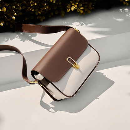 Genuine Leather Crossbody Shoulder Bag for Women – Urban Simplicity Style, Soft Cowhide, Multiple Colors