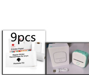 Phomemo T02 Mini Bluetooth Thermal Printer – Inkless Label & Photo Printer for iOS/Android