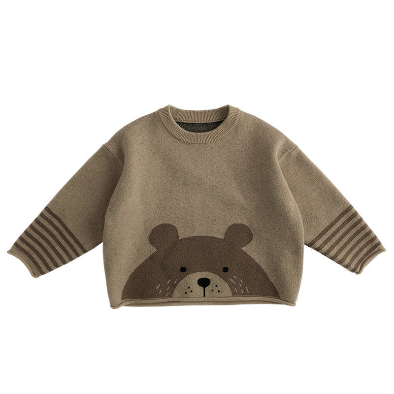 🧶 Cozy Critters Knit Pullover – Warmth with a Whisker of Fun 🐾