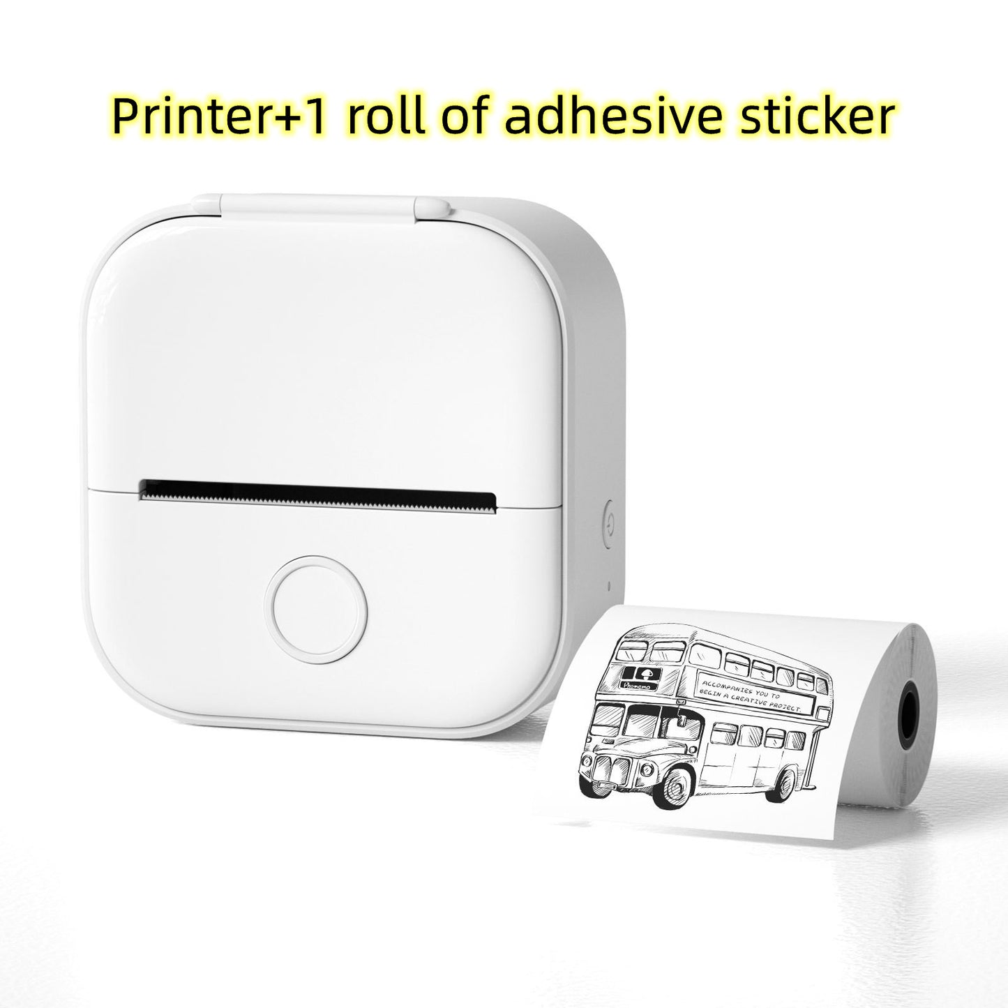 Phomemo T02 Mini Bluetooth Thermal Printer – Inkless Label & Photo Printer for iOS/Android