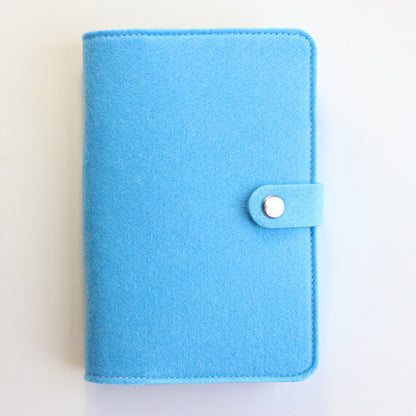 Felt Loose Spiral Notebook Journal Book Minimalist Creative