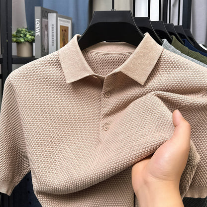 Loose Cotton Sweater – Short Sleeve Comfort Meets Effortless Style