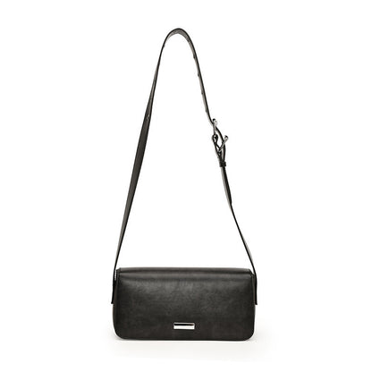 Urban Simplicity PU Leather Women’s Shoulder Bag – Medium Hardness, Horizontal Square, Daily Use