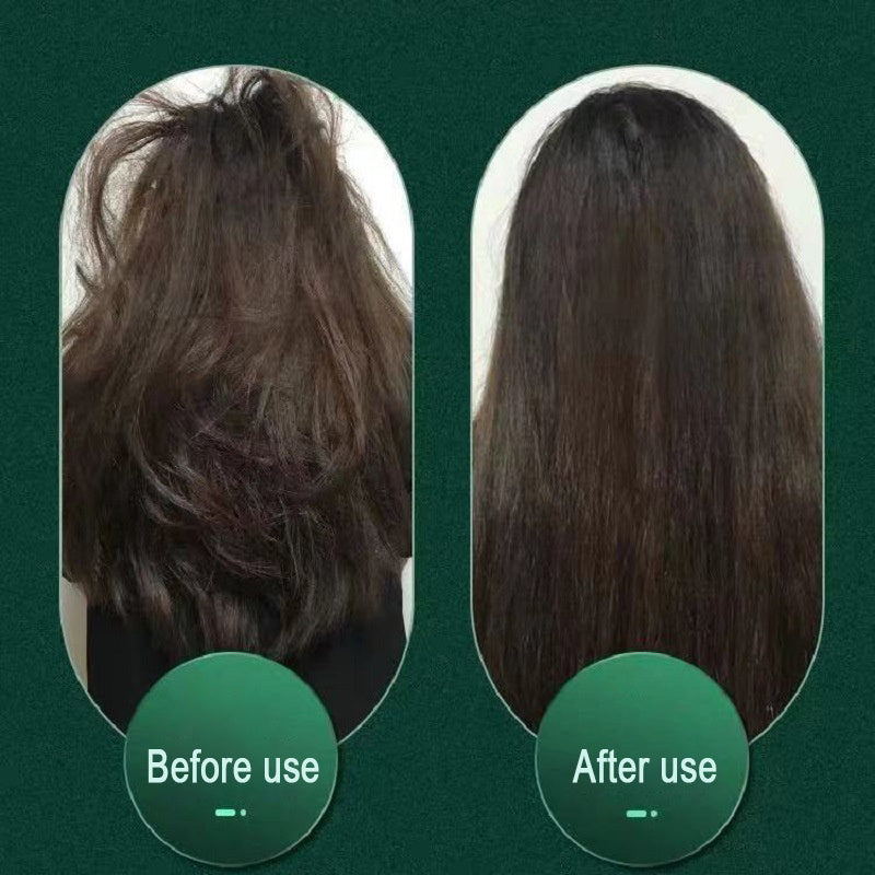2-in-1 Hair Straightener & Curling Hot Comb – Negative Ion Ceramic Brush | Dual-Purpose Styling Tool